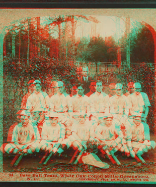 Baseball team, White Oak Cotton Mills. Greensboro, N. C. 1909