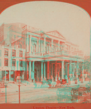 Lyceum Theatre, New York. 1870?-1895?