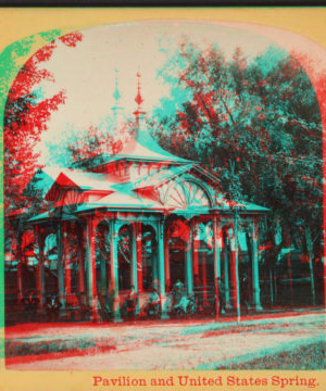 Pavilion and United States Spring. [1870?-1880?]