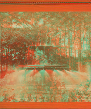 Fountain in Forsyth Park, Savannah, Georgia. 1867?-1900?