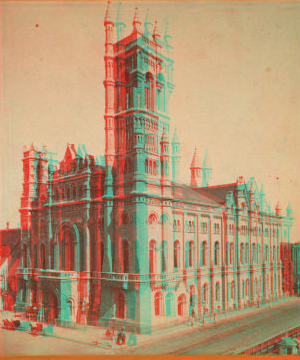 New Masonic Temple, Phila. Dedicated September 26th, 1873. 1860?-1895?