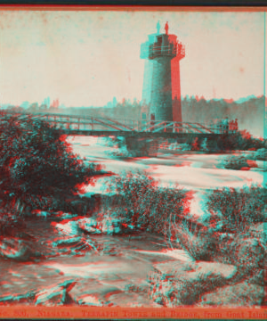 Niagara - Terrapin Tower and Bridge, from Goat Island. [1863?-1880?]