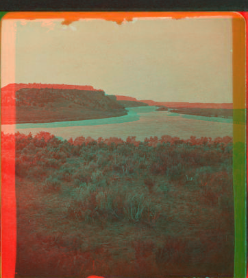 Looking up Snake River from Juniper Bluff. 1865?-1900?