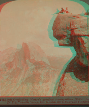 Overlooking nature's grandest scenery, from Glacier Point (N.E.), Yosemite Valley, Cal. 1893-1904