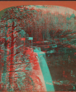 Cauterskill Falls, from above the Steps. [1865?-1885?]