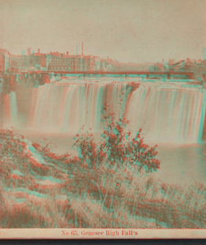 Genesee High Falls. [1879?-1890?]