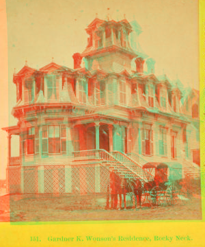 Gardner K. Wonson's residence, Rocky Neck. 1858?-1890?