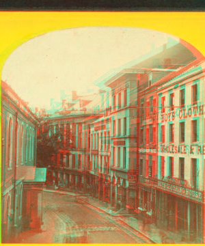 Milk Street from Washington Street. 1872