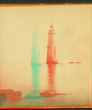 Minot's Ledge Lighthouse. 1859?-1885?