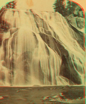 Gibbon Falls, Gibbon River, Yellowstone National Park. 1881-1889