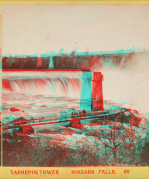 Tarrepin Tower, Niagara Falls. [1859?-1870?]