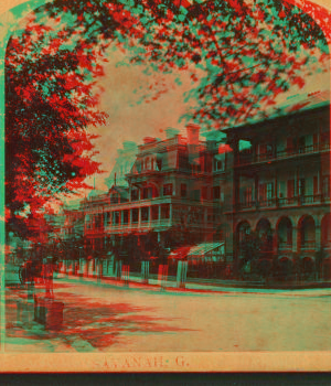 [Tree-lined residential street.] 1867?-1900? 1870-1890