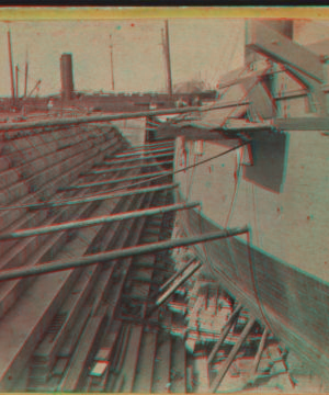 Sectional view, U.D. Dry Dock. 1862?-1890?