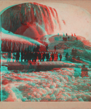 Ice Bridge, Niagara. 1860?-1895?