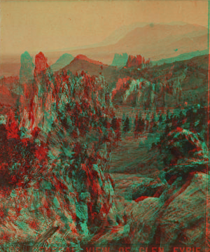 General view of Glen Eyrie. 1870?-1890?