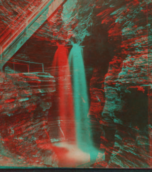[Cavern cascade, Watkins Glen.] 1865?-1880?