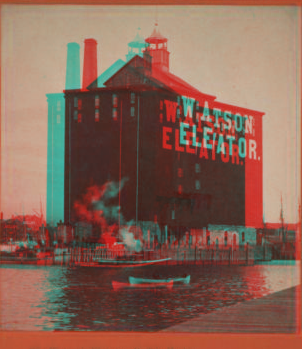 Watson's Elevator, Buffalo harbor. [1865?-1905?]