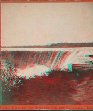 Niagara - The Horse Shoe-Fall, from Table Rock. [1863?-1880?]