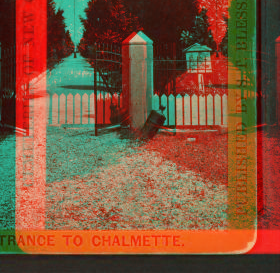 Entrance to Chalmette. 1870?-1890?