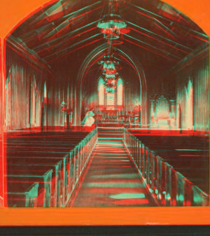 Interior, St. Paul's Church, Key West, Fla. 1860?-1900?