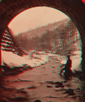 Winter among the Alleghenies, under the track at horseshoe, on the P. R. R. 1870?-1880?