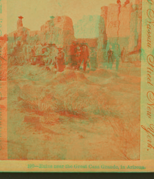 Ruins near the Great Casa Grande, Arizona. ca. 1883 1875?-1885?