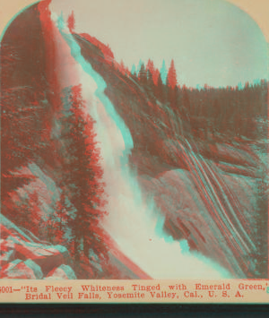 Bridal Veil Falls, Yosemite Valley, Cal., U.S.A. 1897-1905?