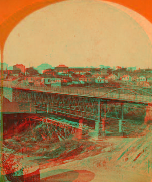 [Columbus street bridge.] 1865?-1899