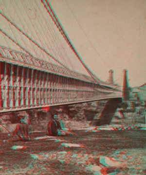 Suspension Bridge, Niagara. [1869?-1880?]