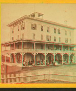 [View of the Plimpton hotel.] 