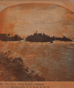 The three Sister Island[s], Niagara on line of N. Y. C. & H. R. R. R.. 1865?-1880?