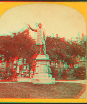 Statue of Everett, Public Garden. 1865?-1890?