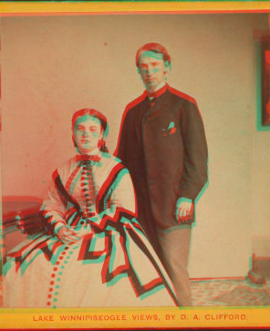 Henry and Lizzie Dutton. 1865?-1870?