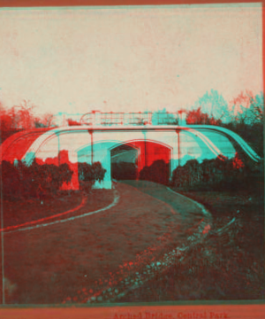 Arched Bridge, Central Park. [1860?-1900?]