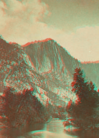 The Lost Arrow. [View of moutains and river valley.] 1870?-1874?