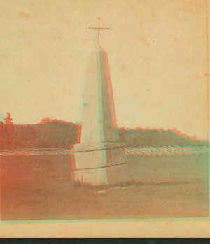 [Memorial to Father Rasles at Norridgewock, erected in 1833.] 1869?-1890?