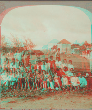 School children, Mandeville, Jamaica. 1899