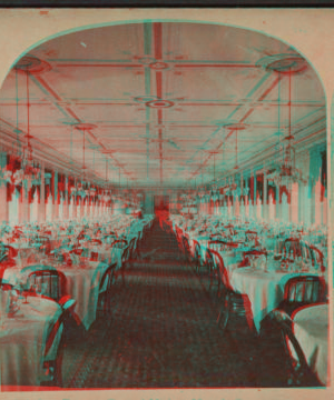 Dining Room, Grand Union Hotel, Saratoga. [1858?-1905?] [ca. 1900]