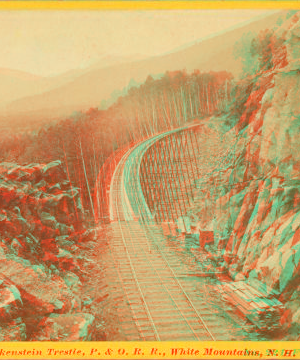 Frankenstein Trestle, P. & O.R.R. White Mountains, N.H. [1870-1879] 1858?-1895?