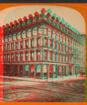 Cosmopolitan Hotel, San Francisco. [ca. 1872] 1865-1880?