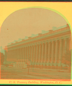 U.S. Treasury Building, Washington, D.C.. 1854-1860? 1854-1860