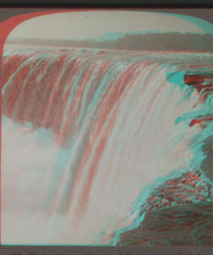 Tireless Niagara, Horse Shoe Falls, from above, U.S.A. 1895-1903