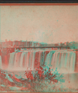 Genesee High Falls and R.R. Bridge. [1879?-1890?]