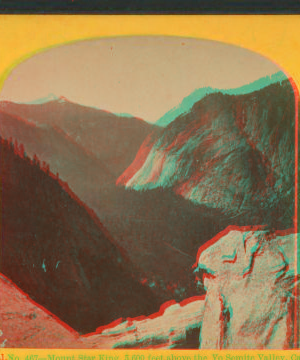 Mount Star King, 5,600 feet above the Yo Semite Valley, Cal. 1870?-1883?