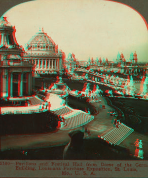 Pavilions and Festival Hall from the Dome of the German Building. 1903-1905 1904