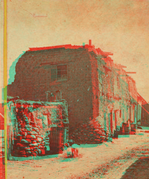 [The oldest house in Santa Fe.] 1870?-1885?