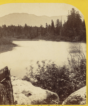 View on the Saranac River, below Round Lake