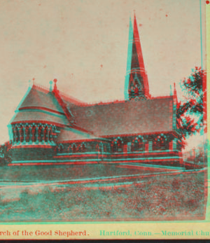 Hartford, Connecticut. Memorial Church of the Good Shepherd. [ca. 1870] 1867?-1890?