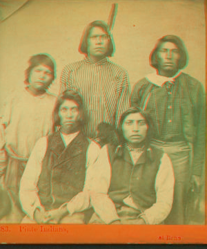 Piute Indians, at Reno 1866?-1872?