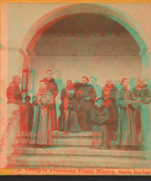 Group of Franciscan Friars, Mission, Santa Barbara. 1870?-1906 [ca. 1875]